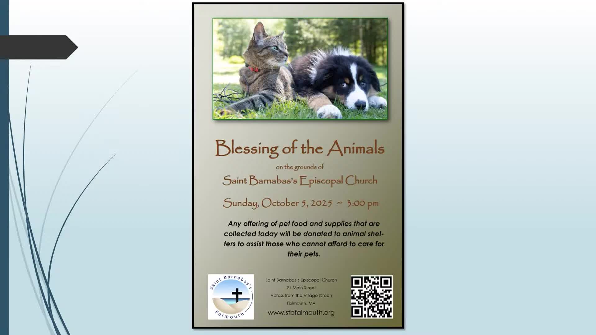 St. Barnabas Sunday Service