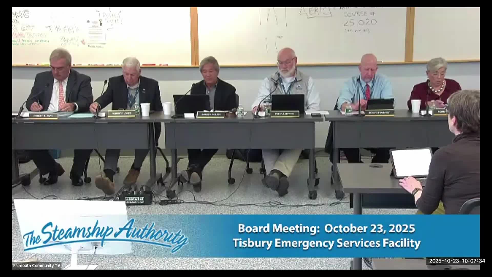 Steamship Authority Board Meeting 10/23/25