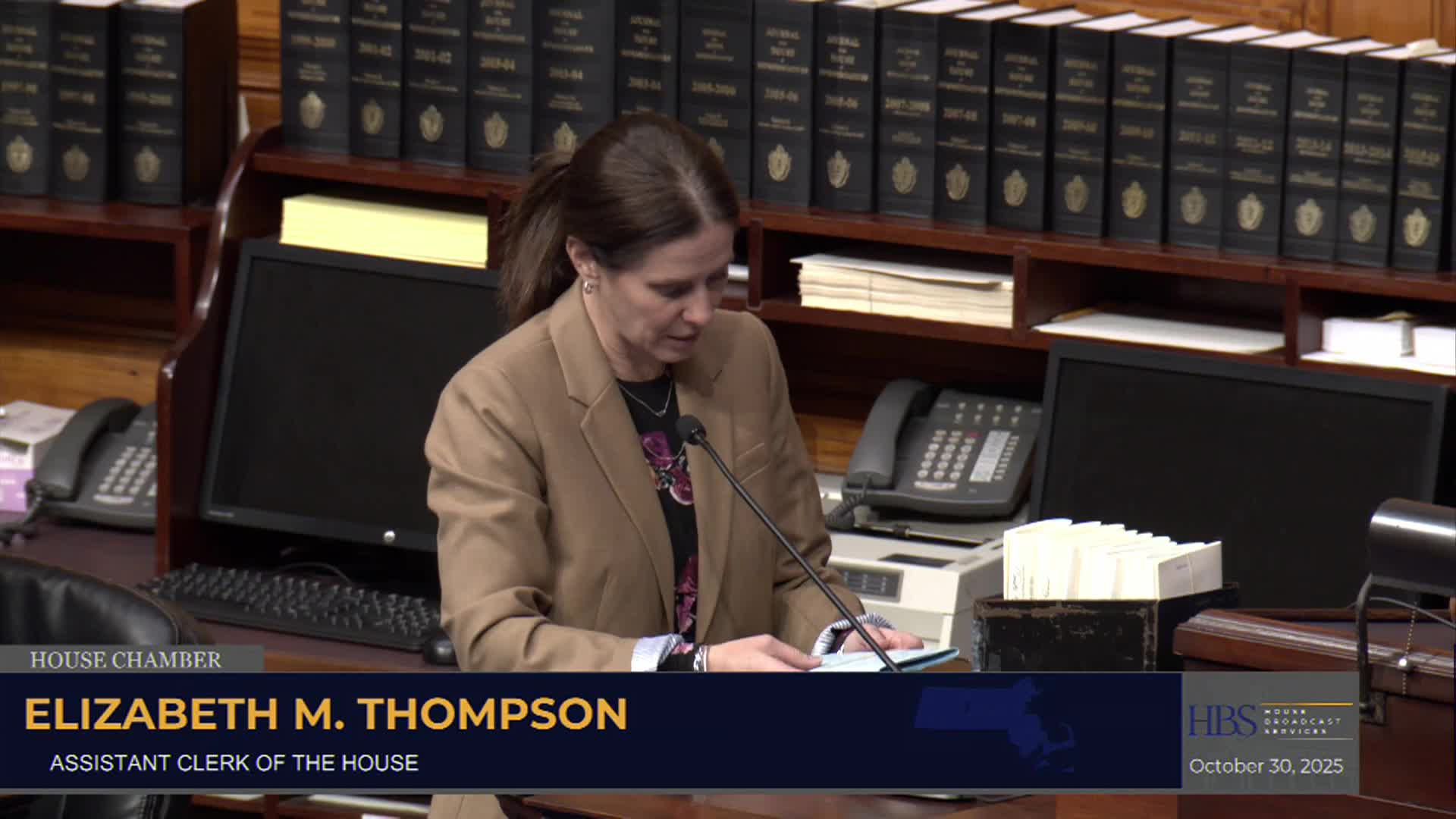 MA House Informal Session - 10/30/25