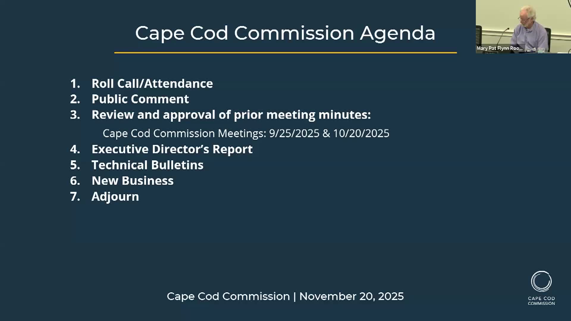 Cape Cod Commission 11/20/2025