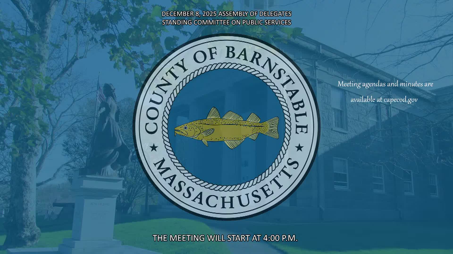 Thumbnail image for Assembly of Delegates Public Services 12/8/25