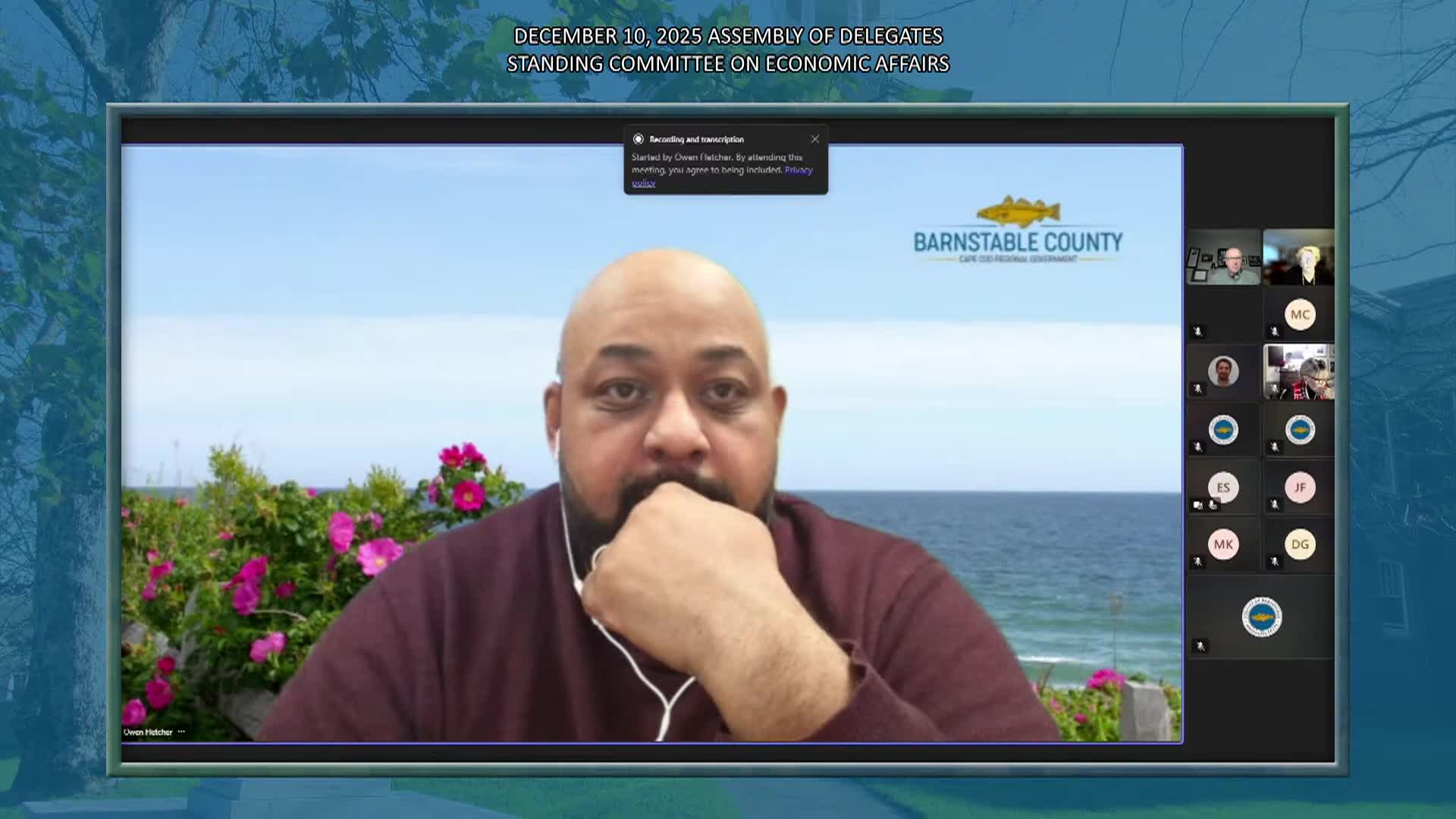 Thumbnail image for Assembly of Delegates Economic Affairs 12/10/25