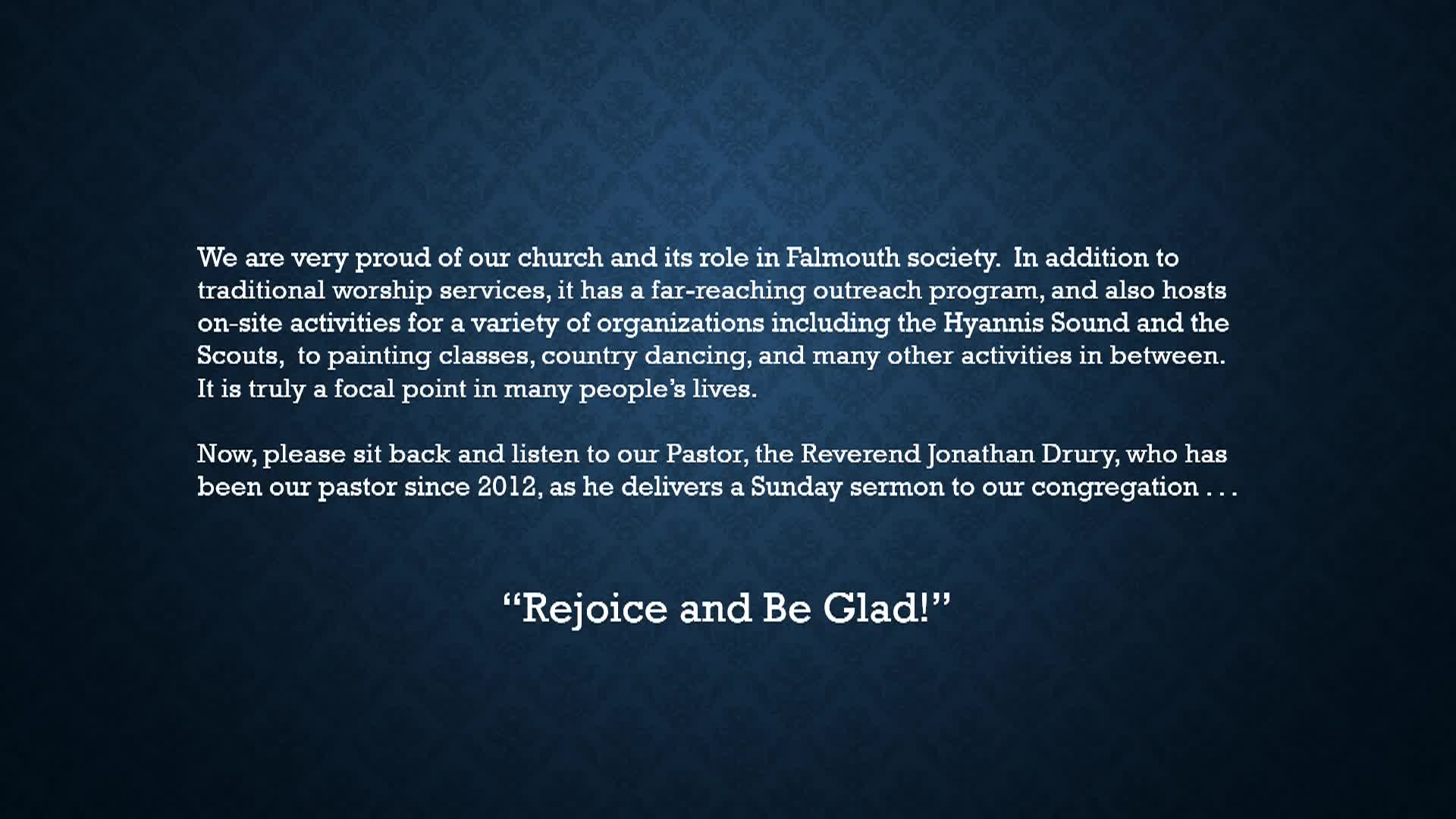 Thumbnail image for 1st Congregational Service