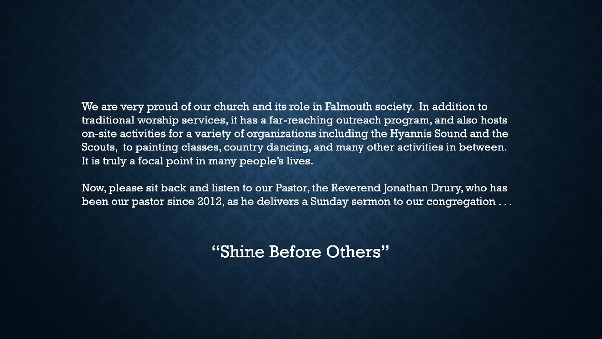 Thumbnail image for 1st Congregational Service