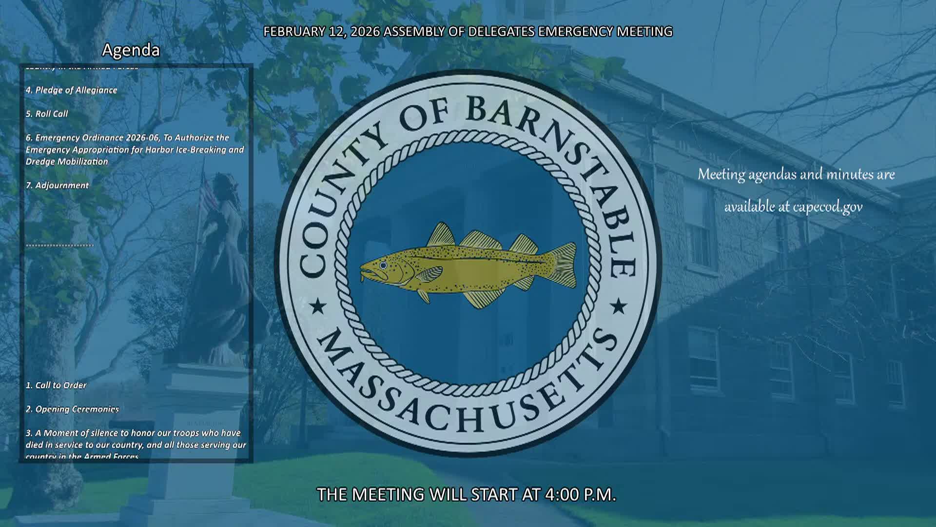 Thumbnail image for Assembly of Delegates Emergency 2/12/26