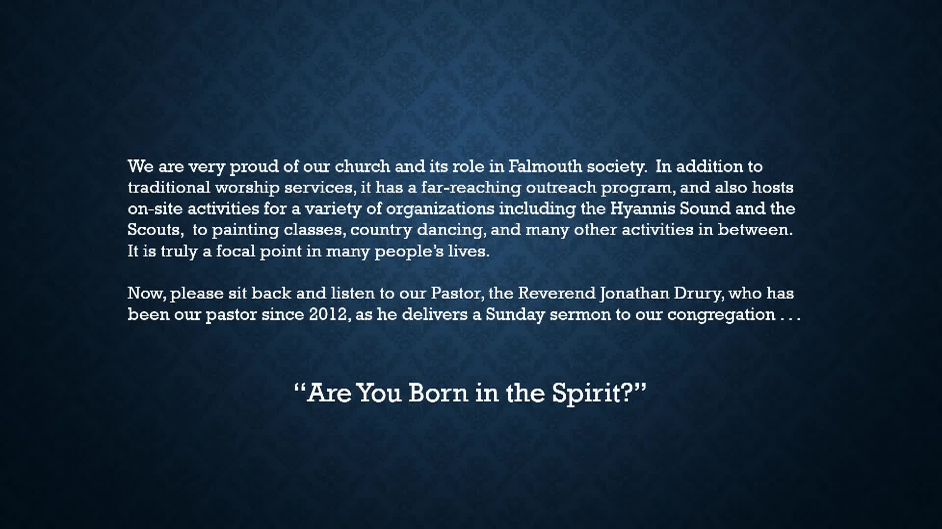 Thumbnail image for 1st Congregational Service