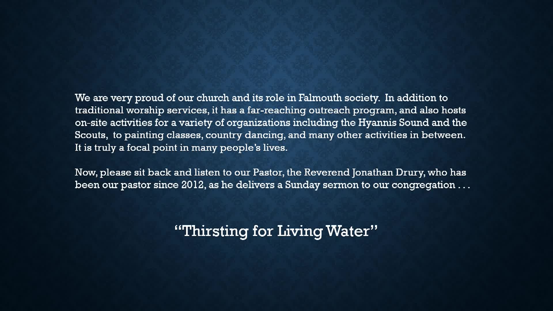 Thumbnail image for 1st Congregational Service