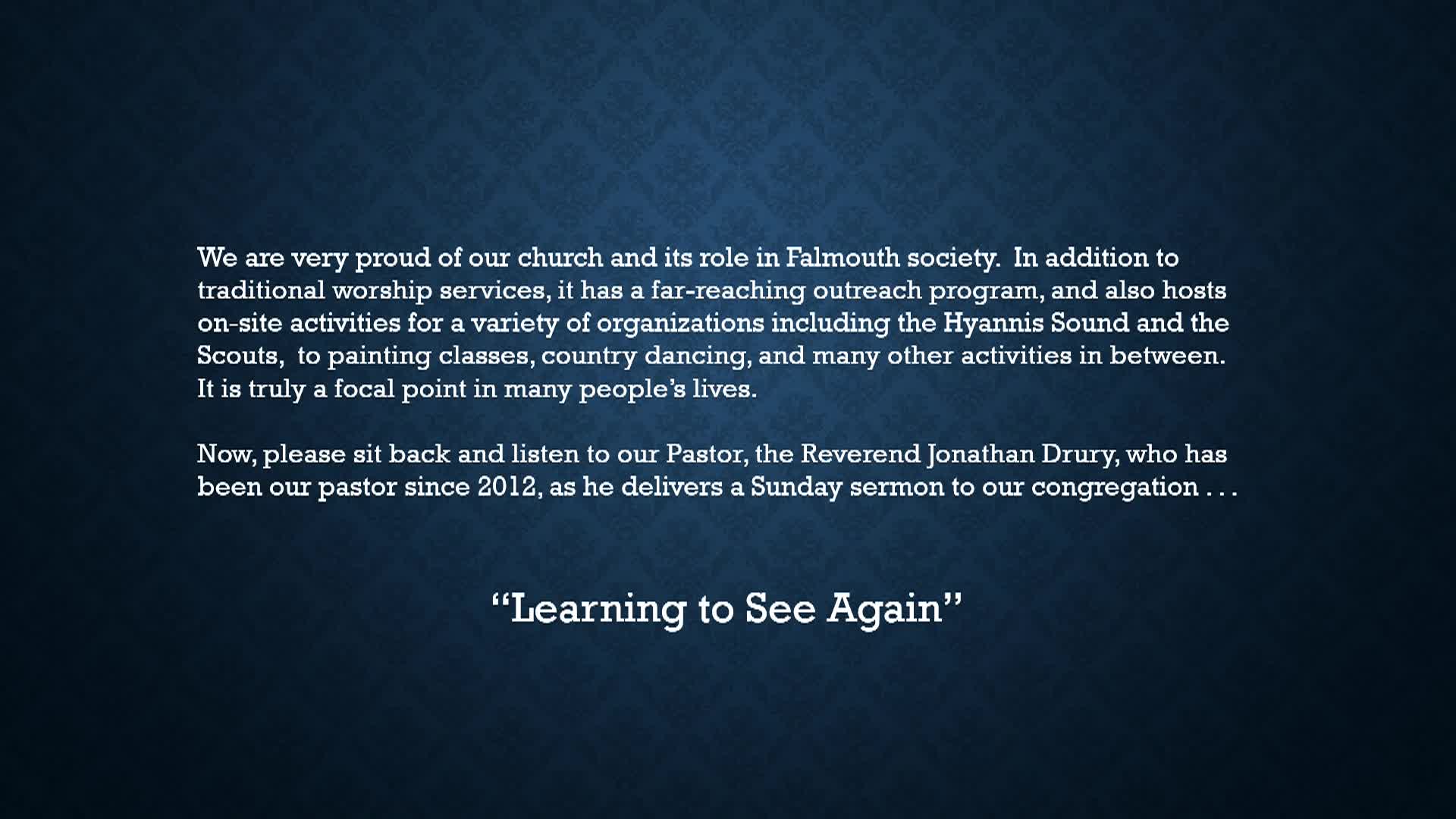 Thumbnail image for 1st Congregational Service