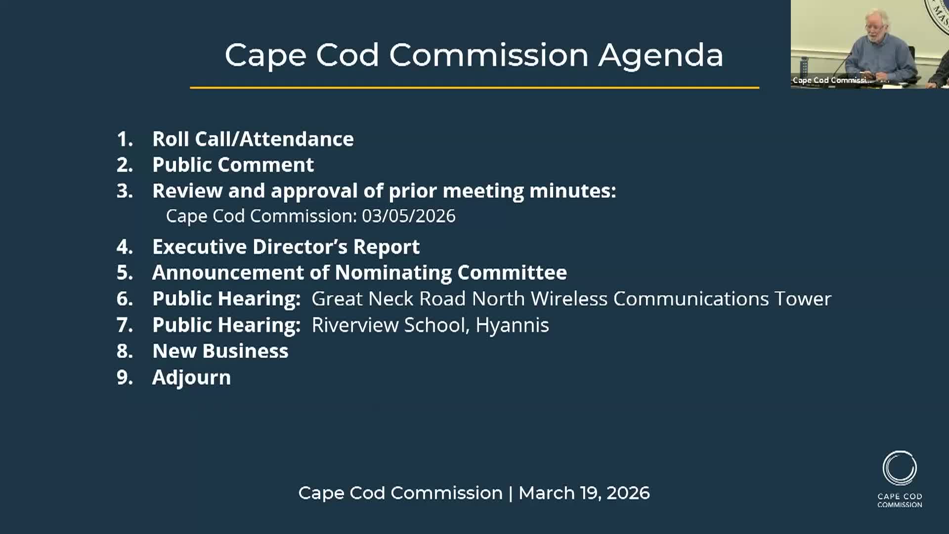 Thumbnail image for Cape Cod Commission 3/19/26