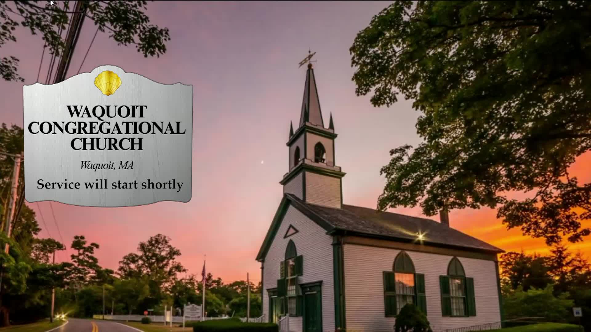 Thumbnail image for Waquoit Congregational Service