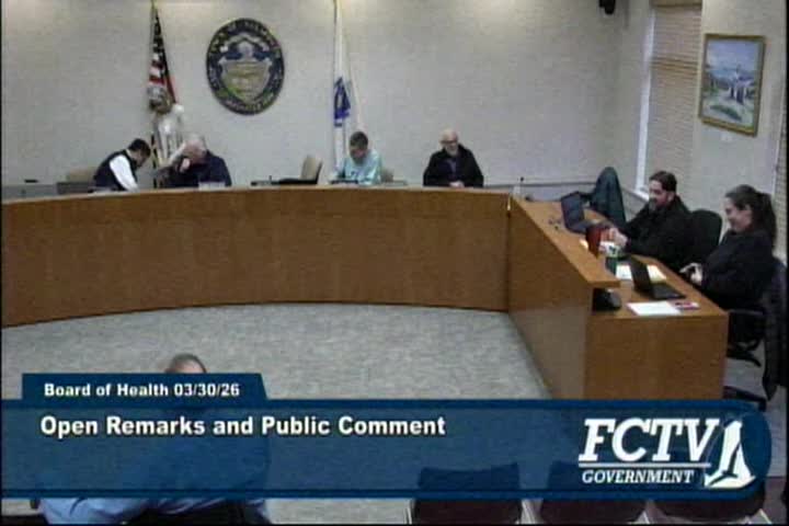 Thumbnail image for Board Of Health Meeting - 3/30/26