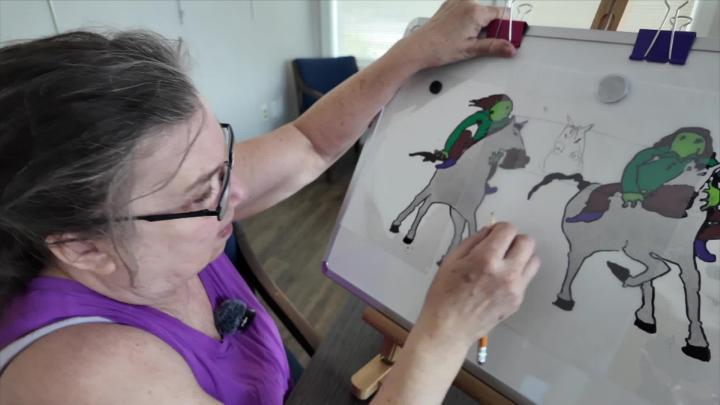Thumbnail image for Wood People: Horse Intro