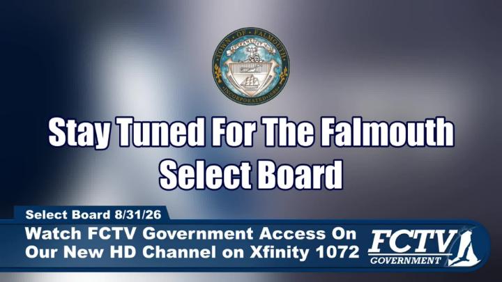 Thumbnail image for Select Board Meeting -  8/31/26