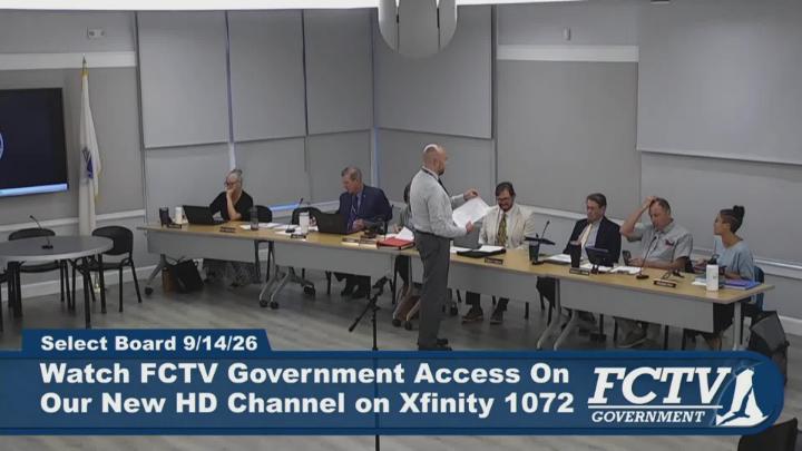 Thumbnail image for Select Board Meeting -  9/14/26
