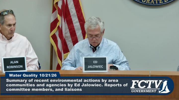 Thumbnail image for Water Quality Management Committee - 10/21/26