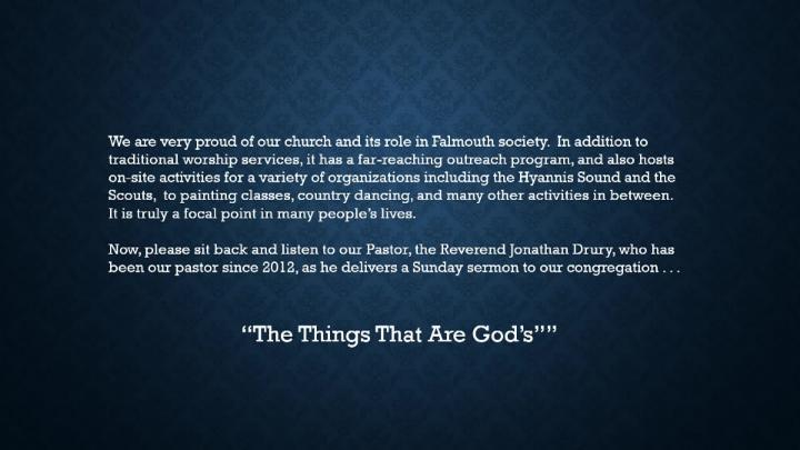 Thumbnail image for 1st Congregational Service
